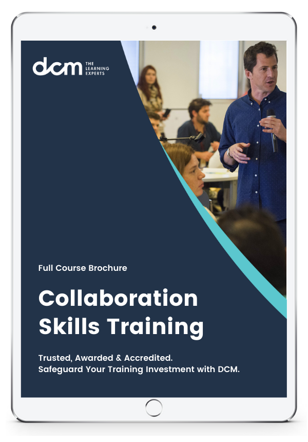 Get the  Collaboration Skills Full Course Brochure & Timetable Instantly